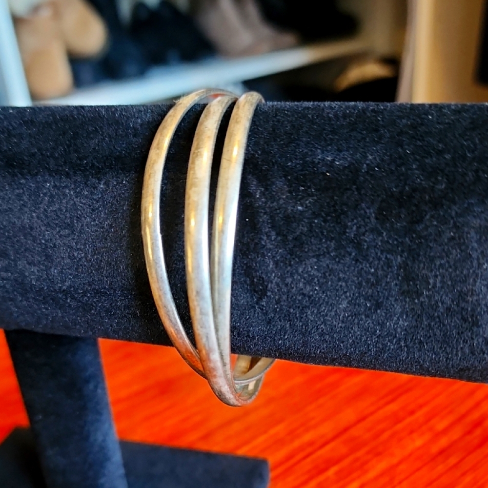Lia Sophia Triple Silver Bracelet